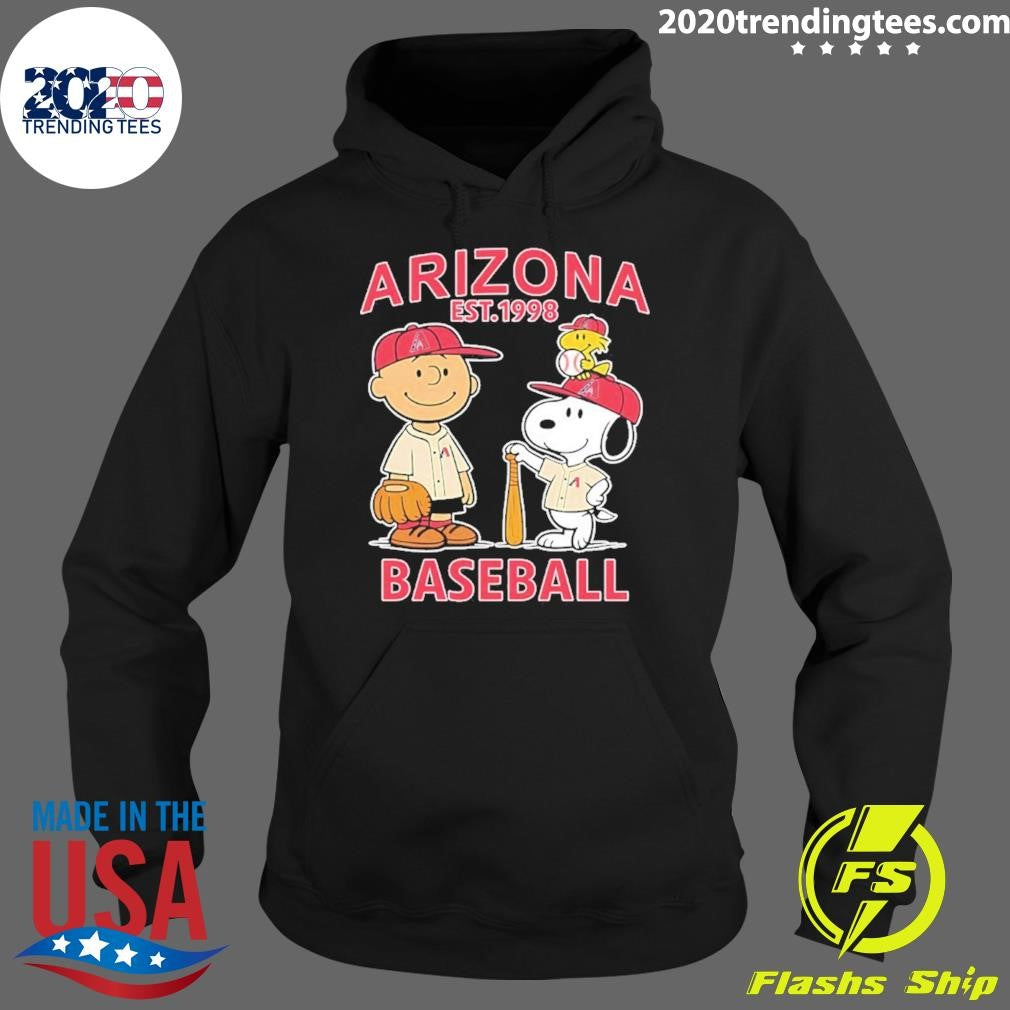 Peanuts X Arizona Diamondbacks Baseball Est 1998 Shirt