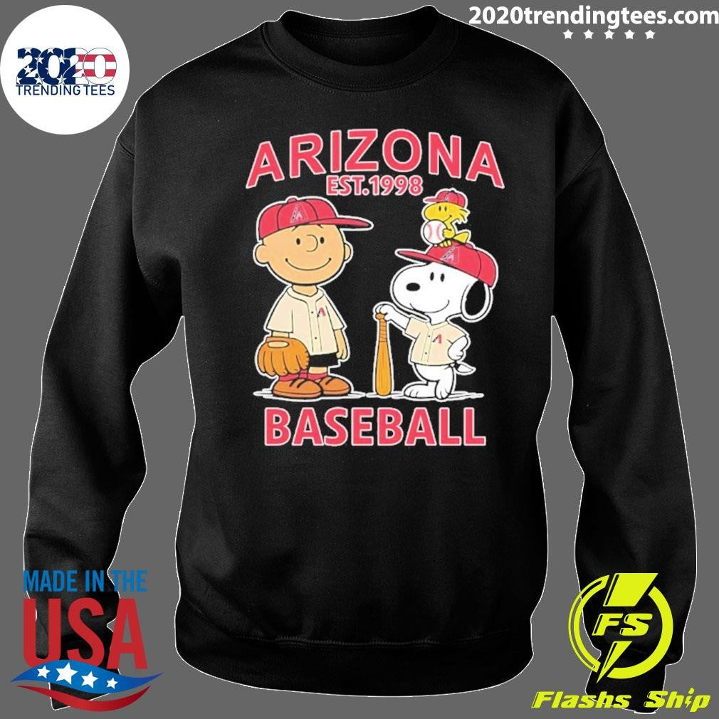 Peanuts X Arizona Diamondbacks Baseball Est 1998 Shirt