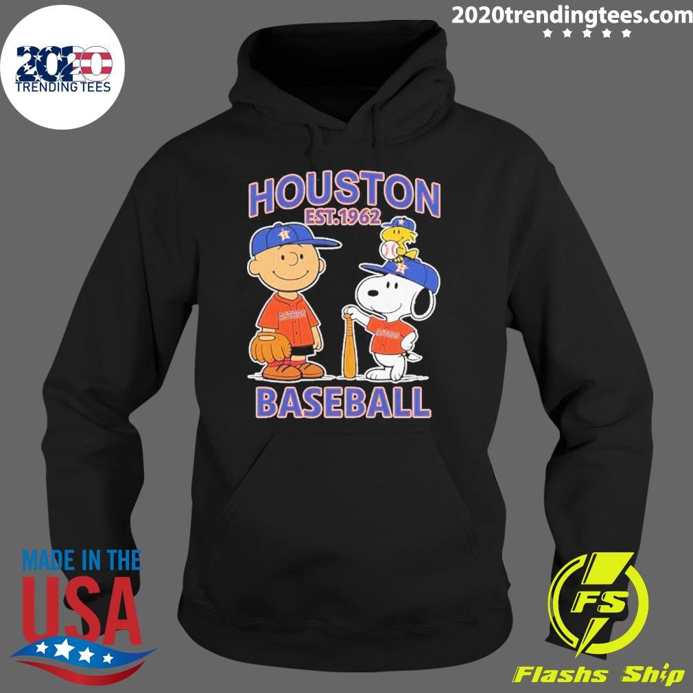 Peanuts X Houston Astros Baseball Est 1962 Shirt