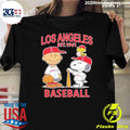 Peanuts X Los Angeles Angels Baseball Est 1961 Shirt