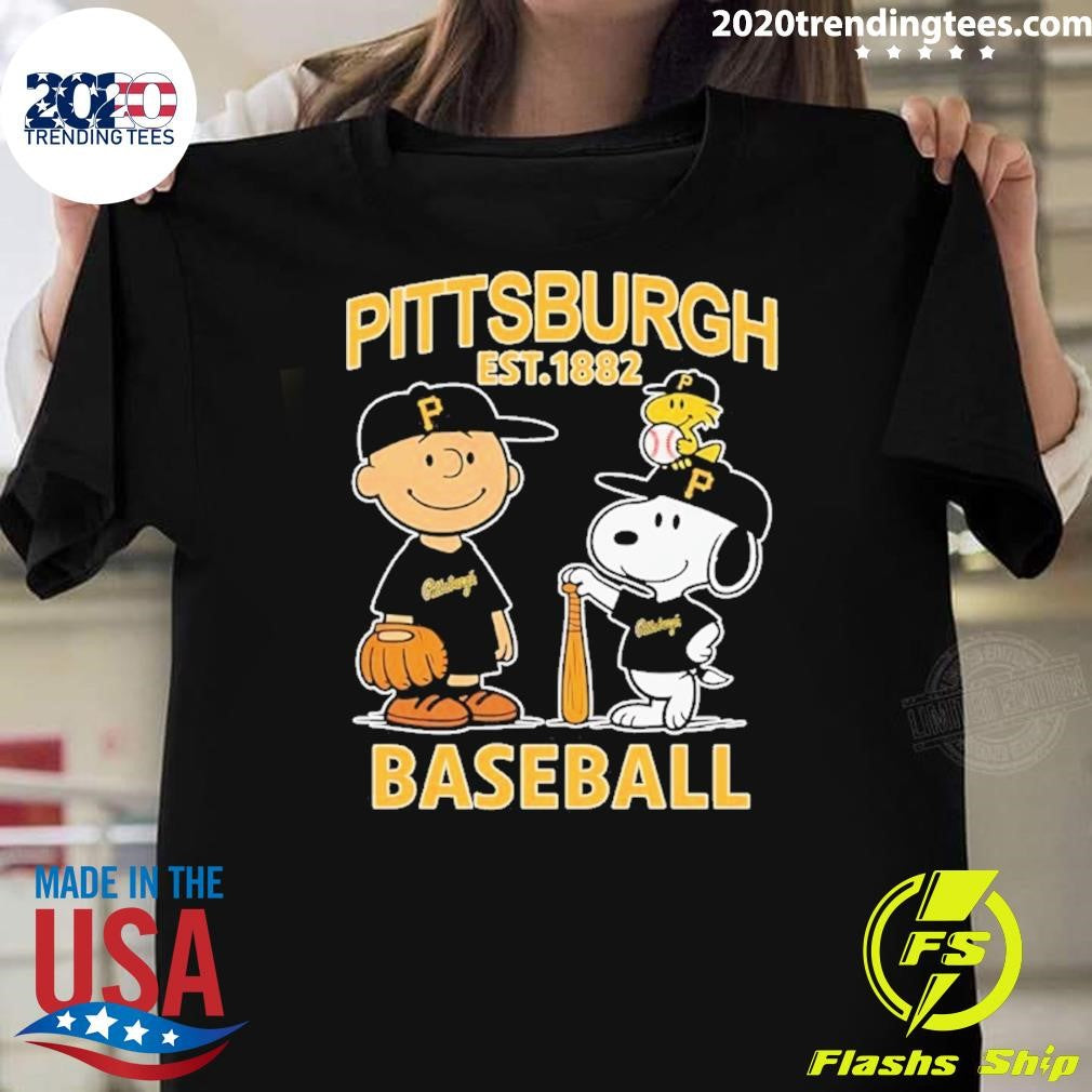 Peanuts X Pittsburgh Pittsburgh Baseball Est 1882 Shirt