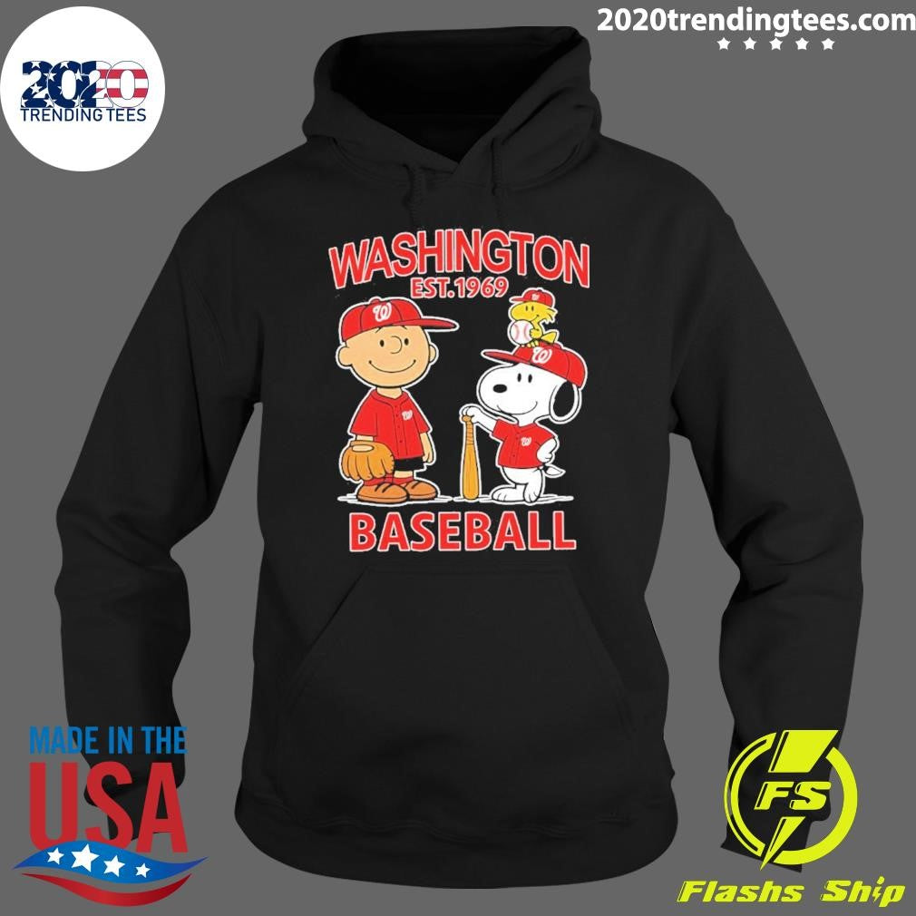 Peanuts X Washington National Baseball Est 1969 Shirt