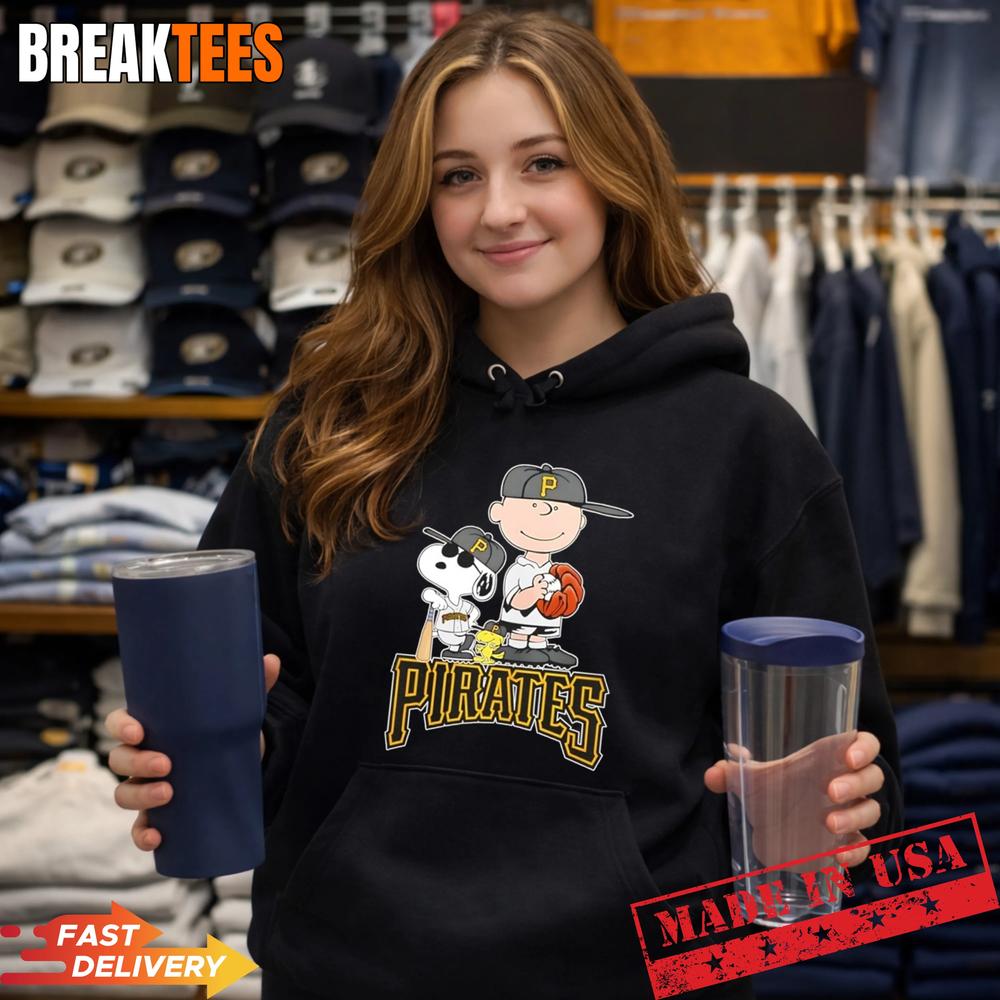 Peanuts characters x Pittsburgh Pirates Giants MLB 2026 cartoon Shirt