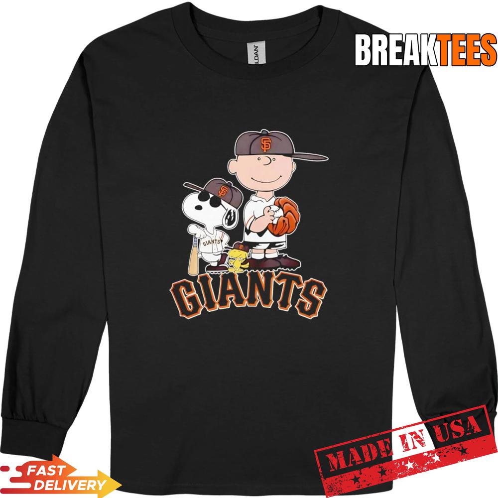 Peanuts characters x San Francisco Giants MLB 2026 cartoon Shirt