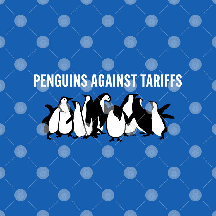 Penguins Against Tariffs T Shirt
