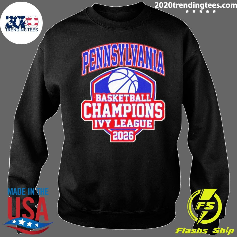 Penn Quakers Victory Basketball Champions Ivy League 2026 Shirt
