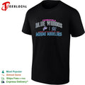 Pensacola Blue Wahoos vs Miami Marlins proud affiliate of the team logos shirt