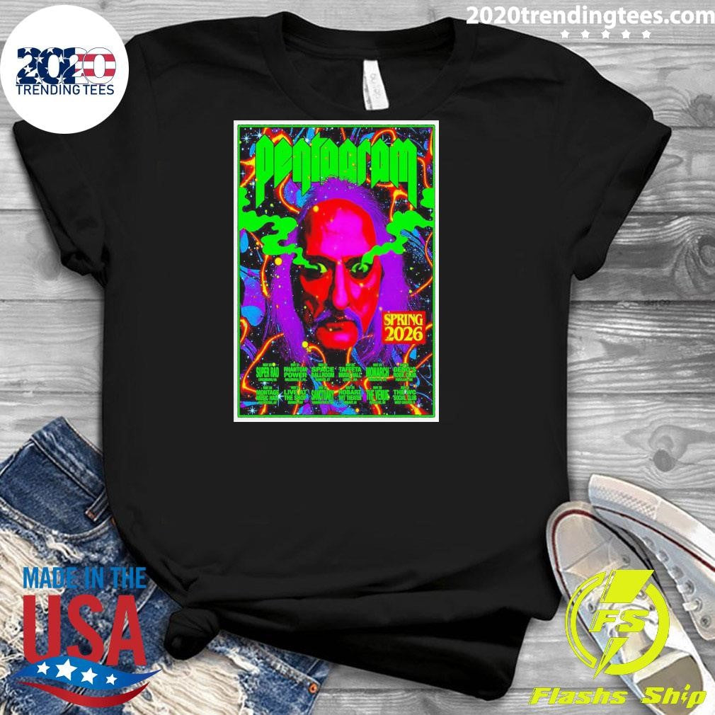 Pentagram 2026 Tour Spring Poster Shirt