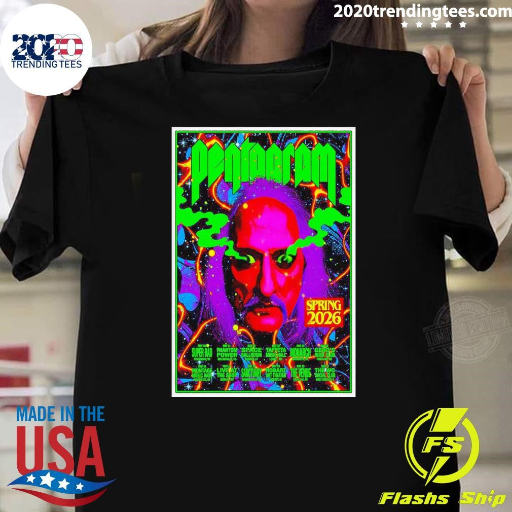 Pentagram 2026 Tour Spring Poster Shirt