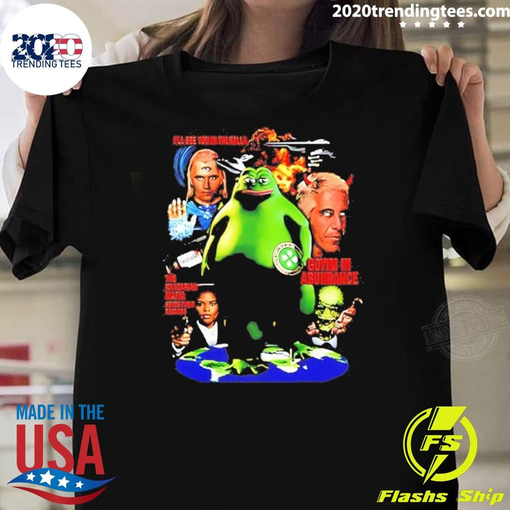 Pepe The Frog Ashtar Sheran Jeffrey Epstein Shirt