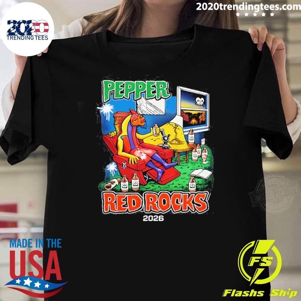 Pepper Red Rocks Amphitheatre 2026 Shirt
