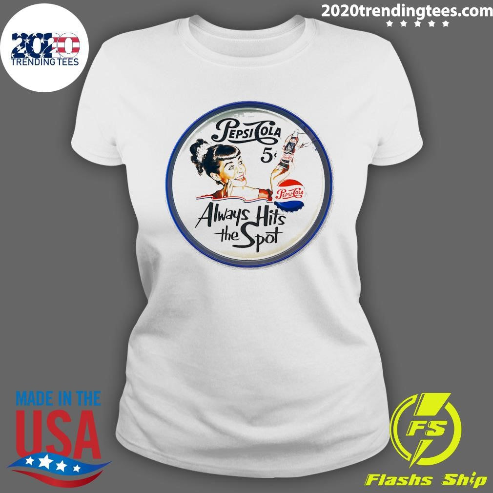 Pepsi-Cola Always Hits the Spot Retro Shirt