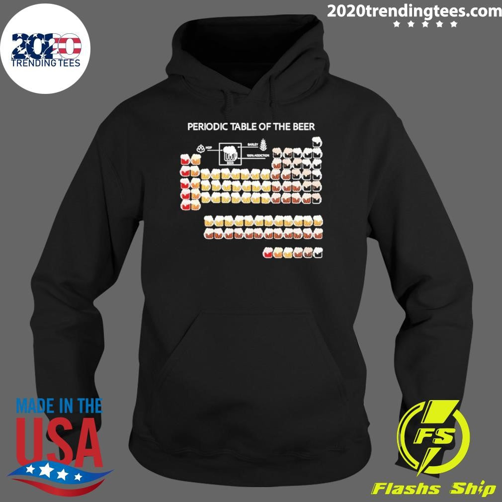Periodic Table Of Beer Graphic Shirt