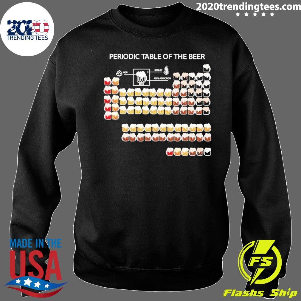Periodic Table Of Beer Graphic Shirt