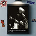Perry Bamonte The Cure Guitarist Rest In Peace RIP 1960-2025 Tribute Poster Canvas