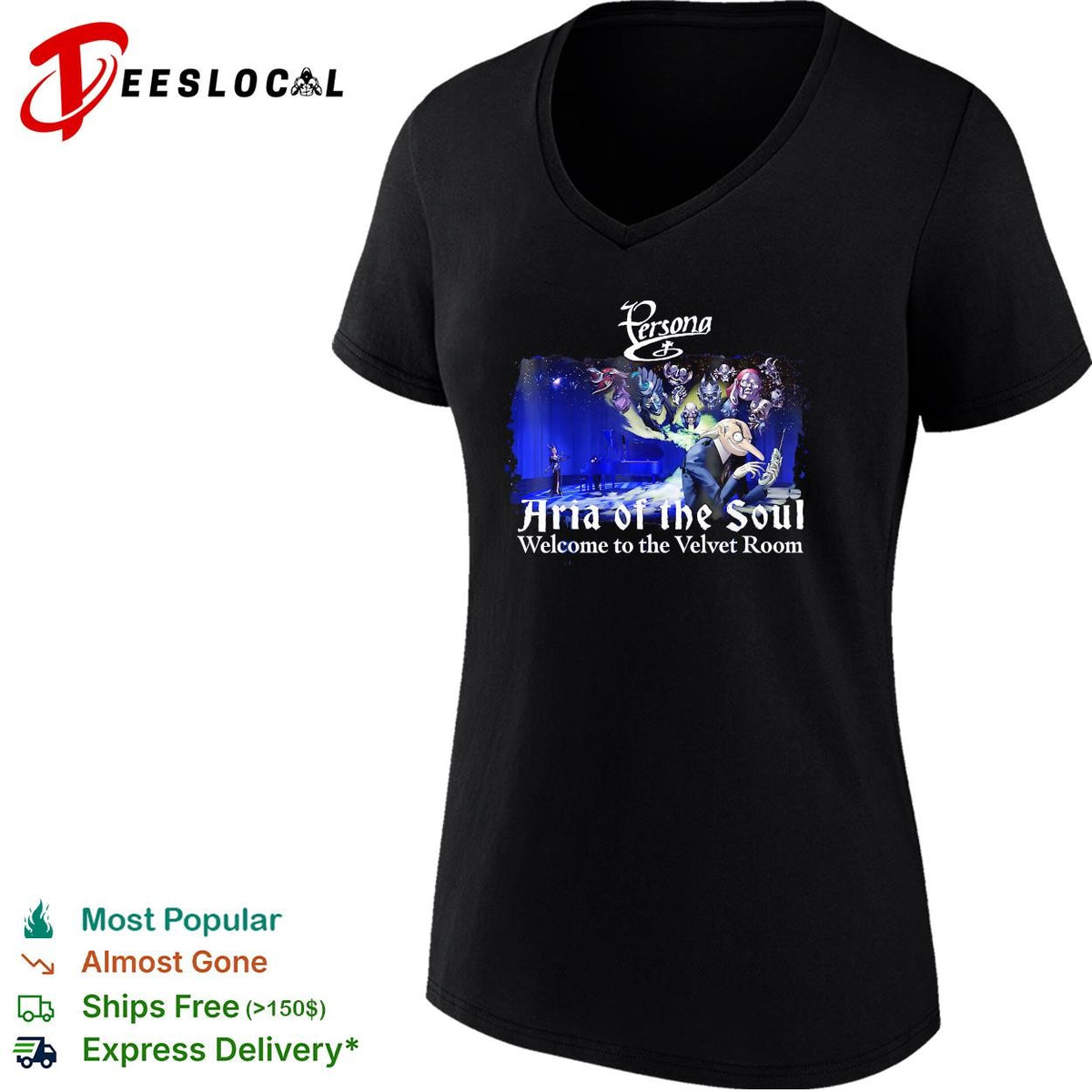Persona Aria of the Soul welcome to the Velvet Room poster shirt