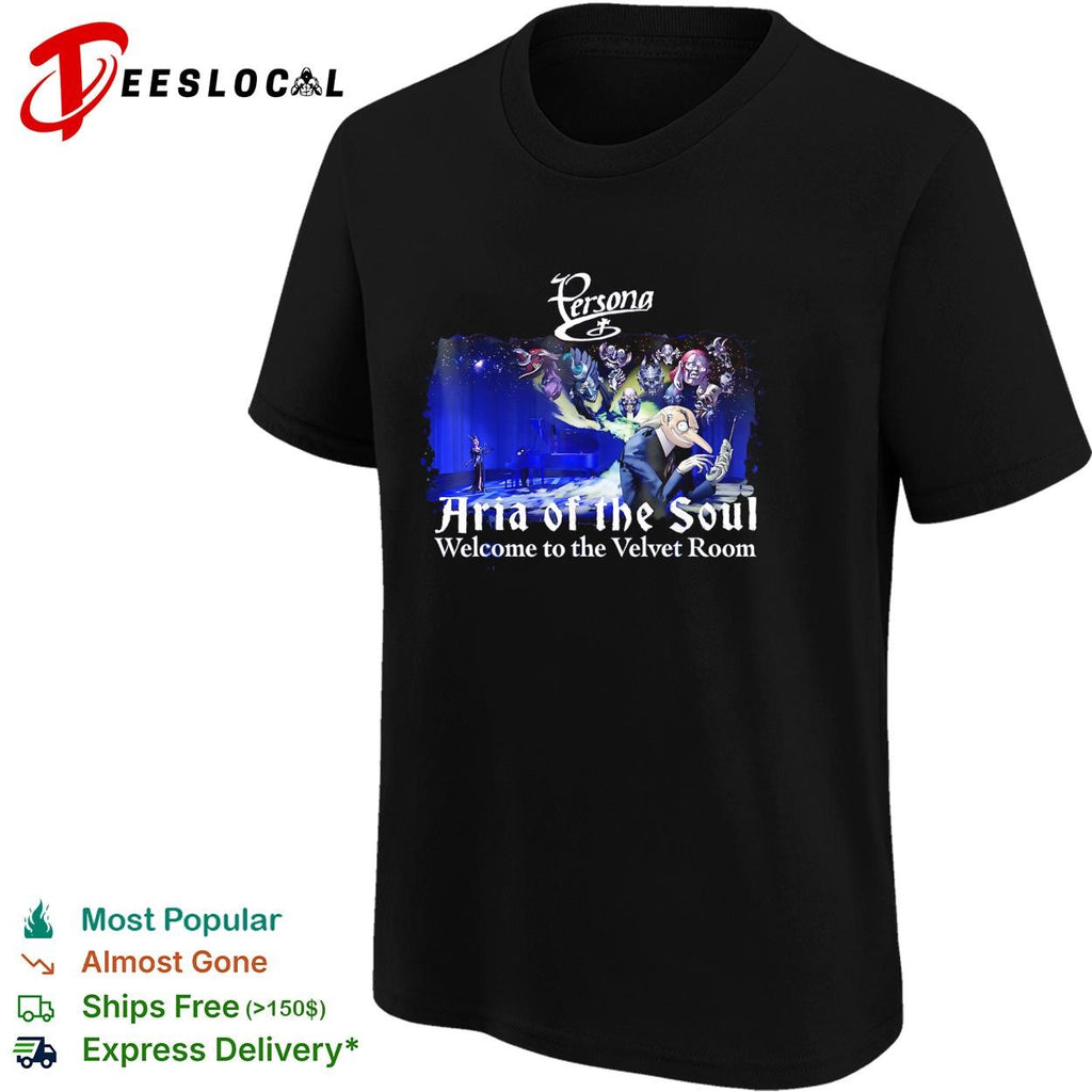 Persona Aria of the Soul welcome to the Velvet Room poster shirt
