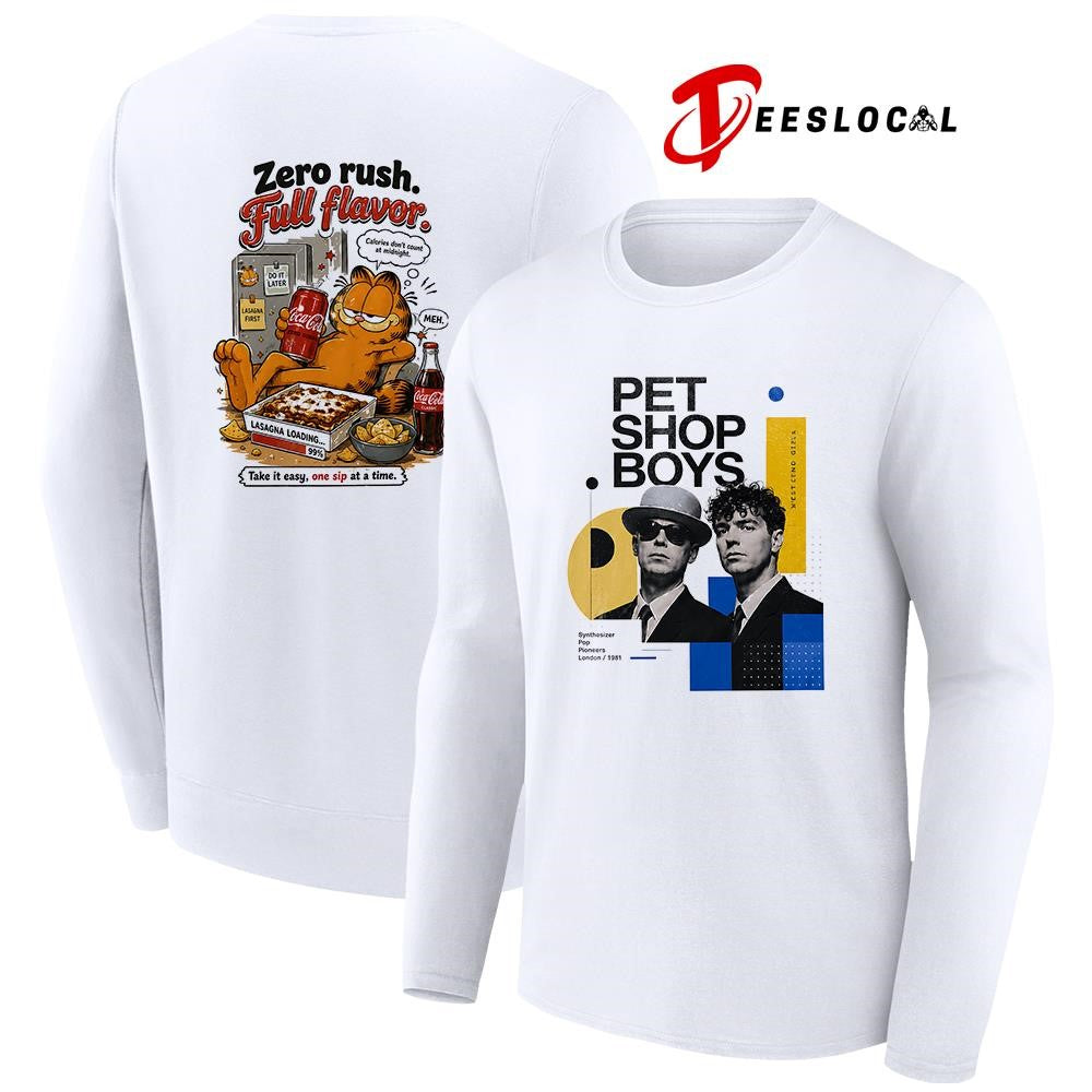 Pet Shop Boys style in every frequency graphic shirt