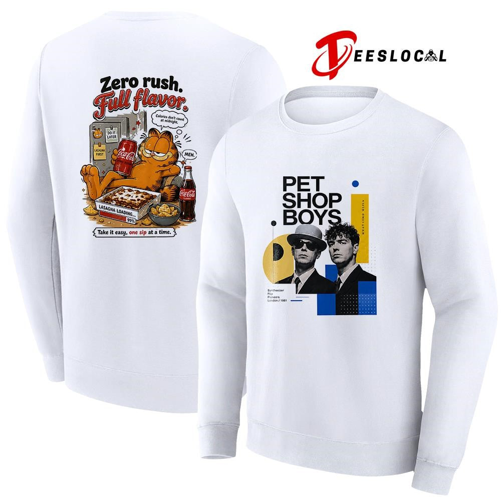 Pet Shop Boys style in every frequency graphic shirt