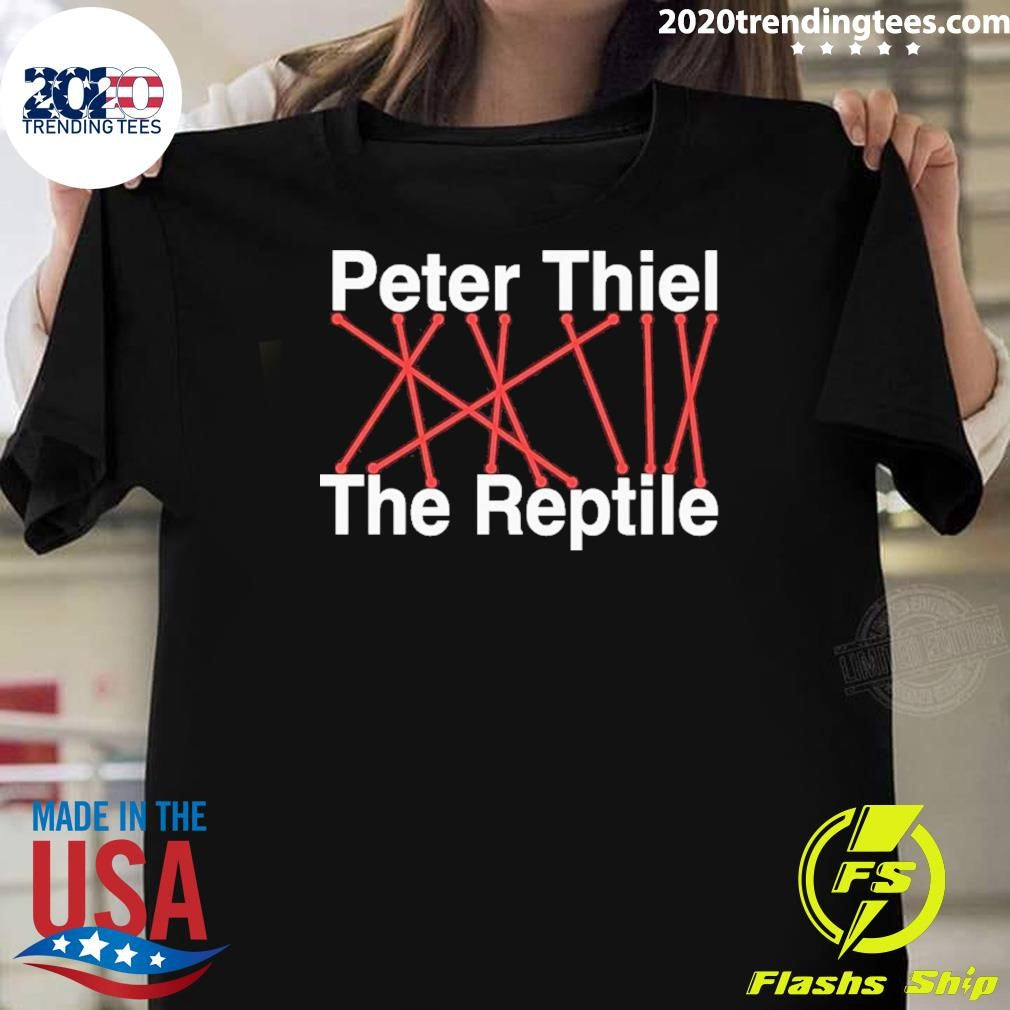 Peter Thiel The Reptile CEO Shirt