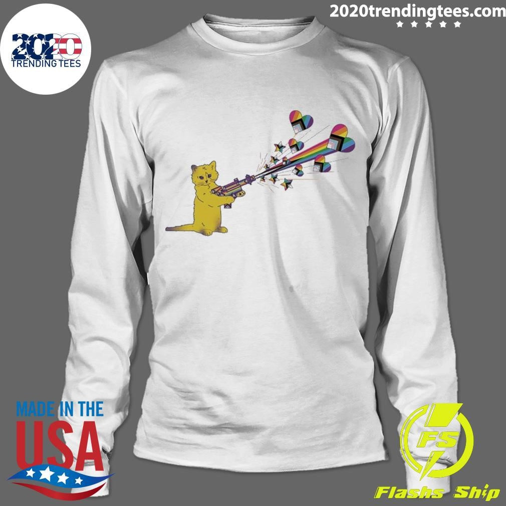 Pew Pew Pride Star Heart Shirt