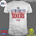 Philadelphia 76ers 2026 Nba Playoffs Stacked Up Shirt