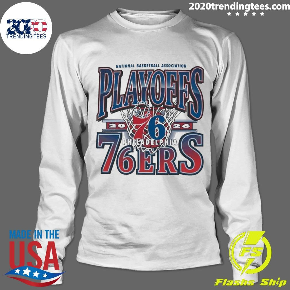 Philadelphia 76ers 2026 Playoff Participant Franklin Tee Shirt