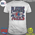 Philadelphia 76ers 2026 Playoff Participant Franklin Tee Shirt