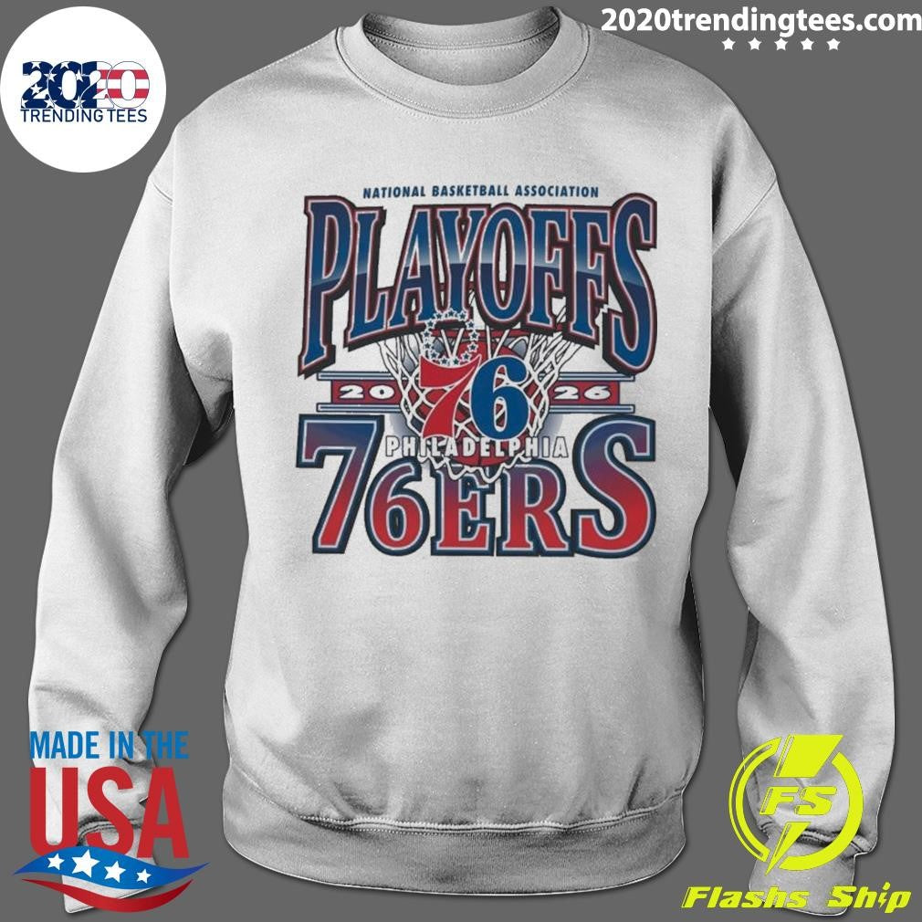 Philadelphia 76ers 2026 Playoff Participant Franklin Tee Shirt