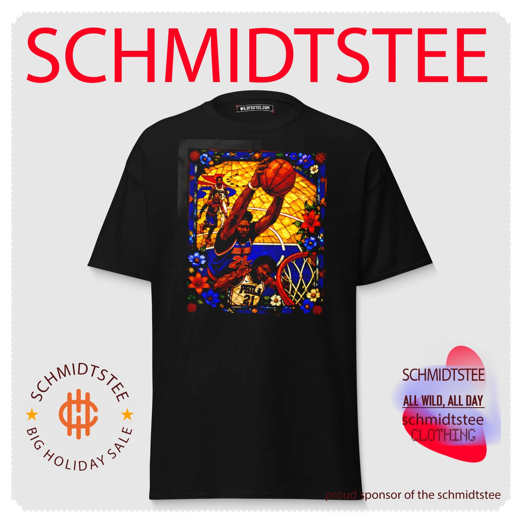 Philadelphia 76ers Joel Embiid vibrant graphic shirt