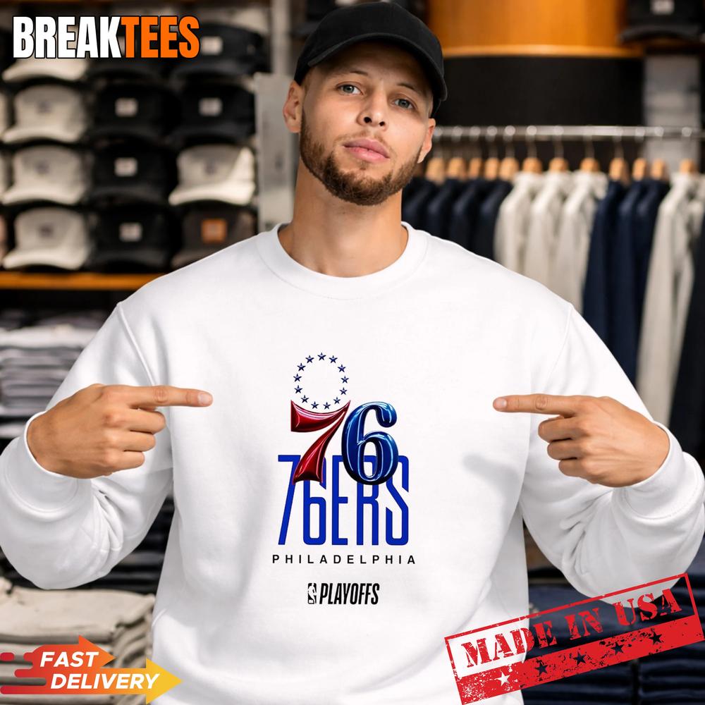 Philadelphia 76ers NBA Playoff 2026 logo T-Shirt