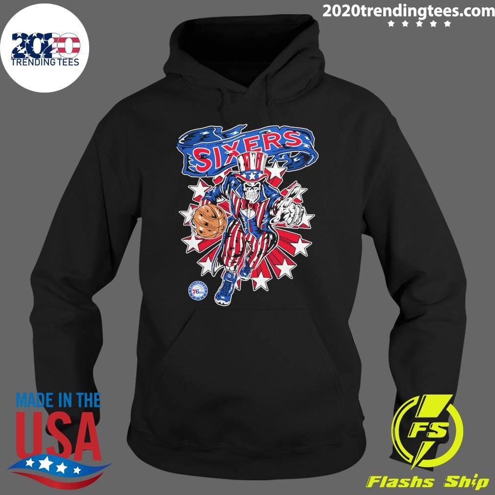 Philadelphia 76ers Warren Lotas Stars and Stripes Sixers Shirt