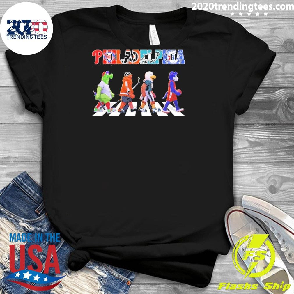 Philadelphia City Sports Mascot Walk Graphic 2026 Shirt