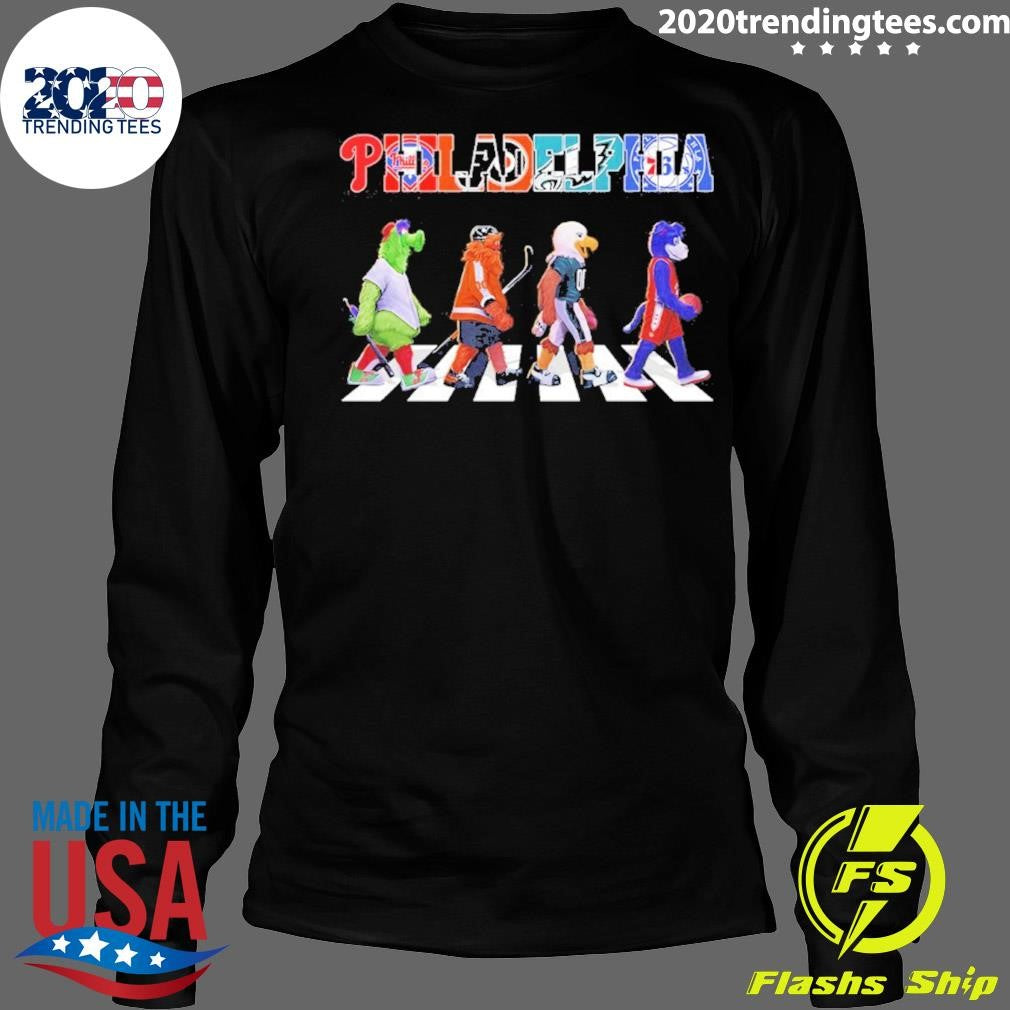 Philadelphia City Sports Mascot Walk Graphic 2026 Shirt
