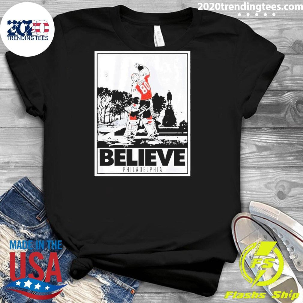 Philadelphia Flyers Dan Vladar Believe Poster Shirt