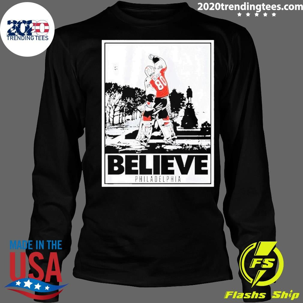 Philadelphia Flyers Dan Vladar Believe Poster Shirt