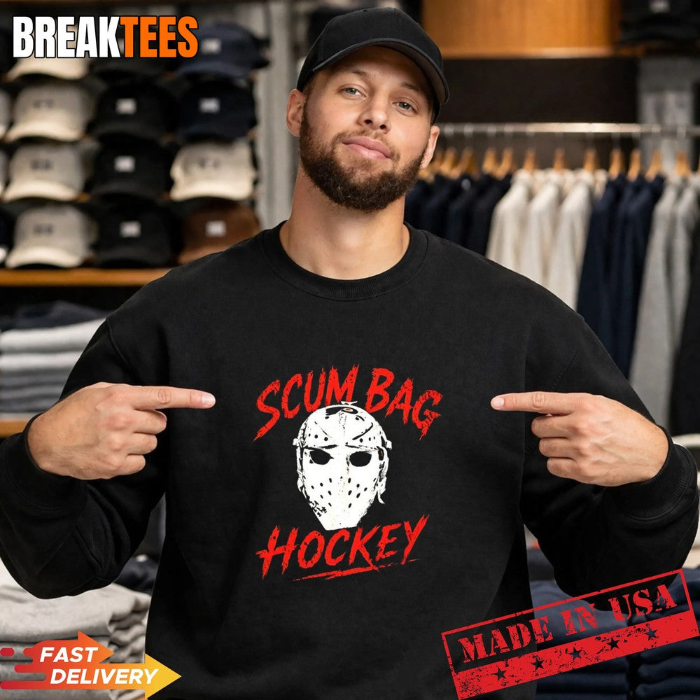 Philadelphia Flyers NHL ScumBag hockey mask off T-Shirt