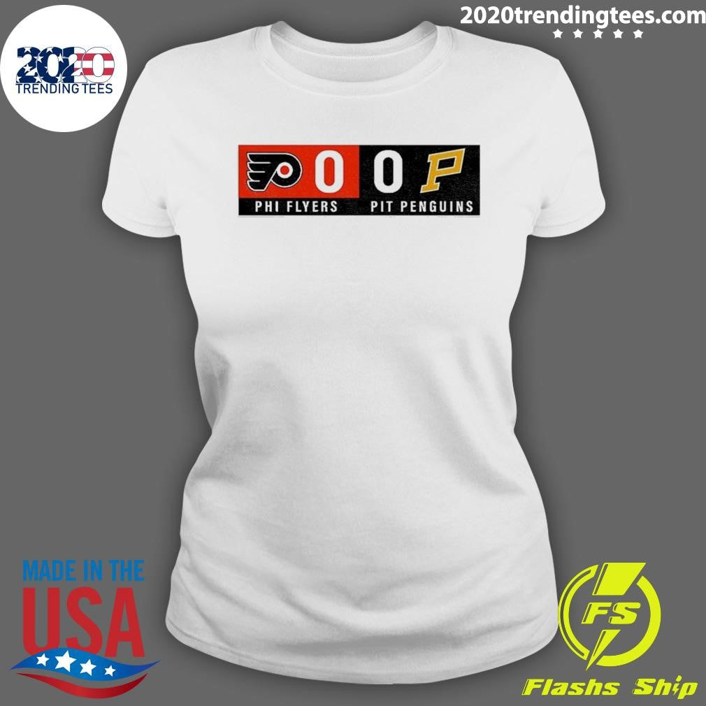 Philadelphia Flyers Vs Pittsburgh Penguins 0-0 Nhl Hockey Stanley Cup 2026 Shirt