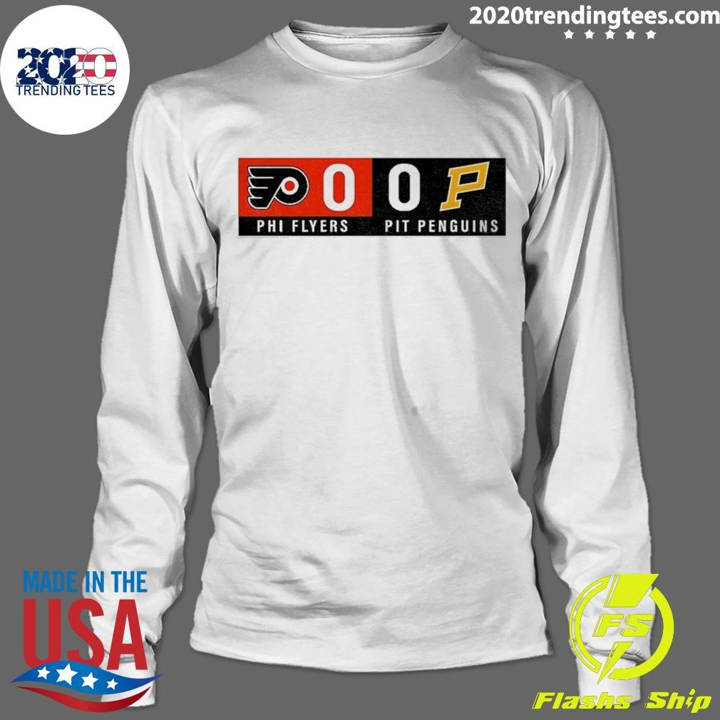 Philadelphia Flyers Vs Pittsburgh Penguins 0-0 Nhl Hockey Stanley Cup 2026 Shirt