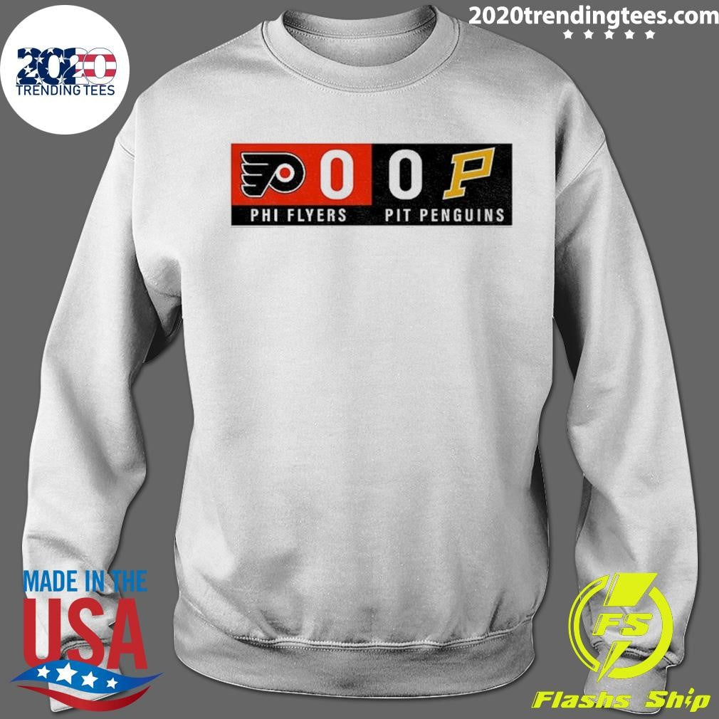 Philadelphia Flyers Vs Pittsburgh Penguins 0-0 Nhl Hockey Stanley Cup 2026 Shirt
