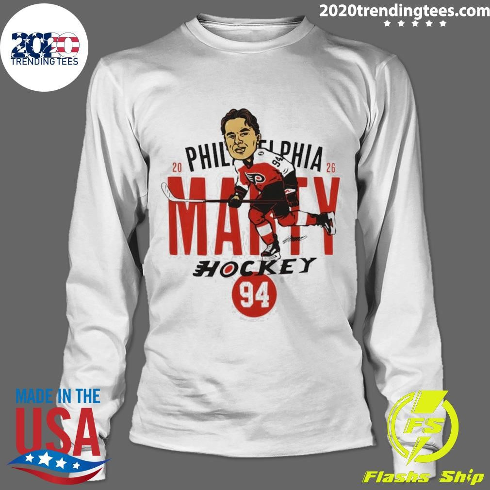 Philadelphia Hockey Porter Martone 94 2026 Nhl Signature Shirt
