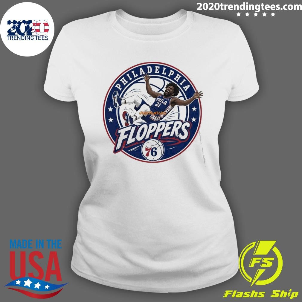 Philadelphia Joel Embiid Floppers 76ers Logo 2026 Shirt