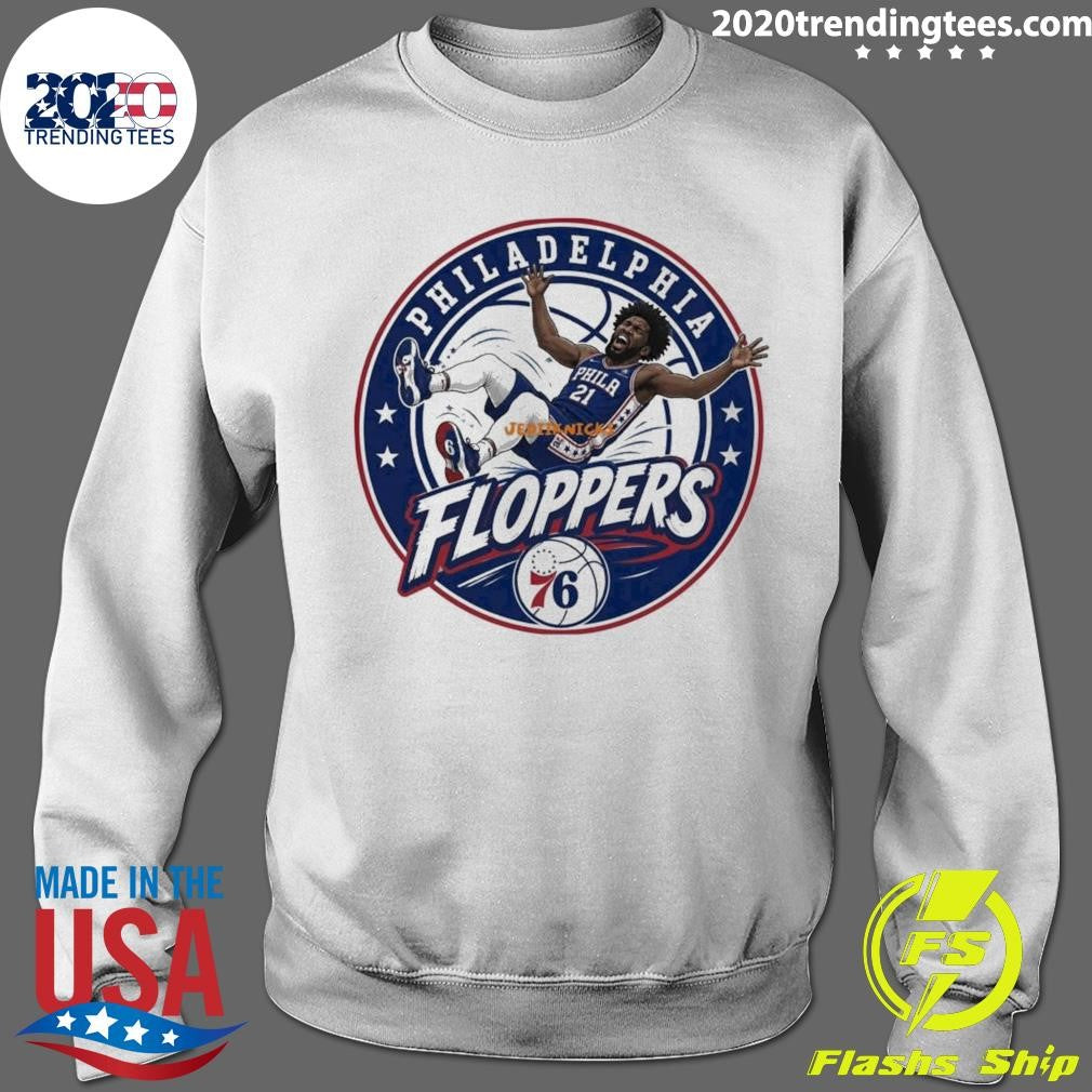 Philadelphia Joel Embiid Floppers 76ers Logo 2026 Shirt