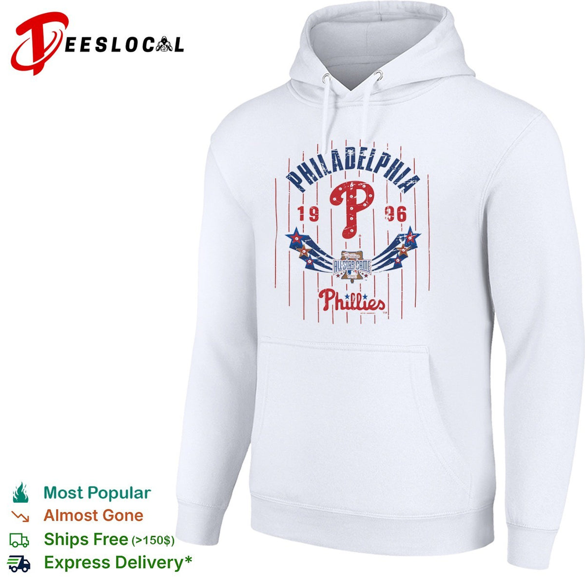 Philadelphia Phillies 1996 All Star Game Logo shirt