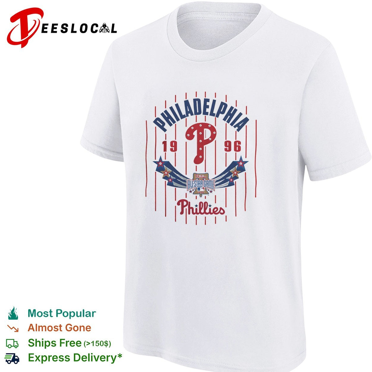 Philadelphia Phillies 1996 All Star Game MLB Baseball shirt