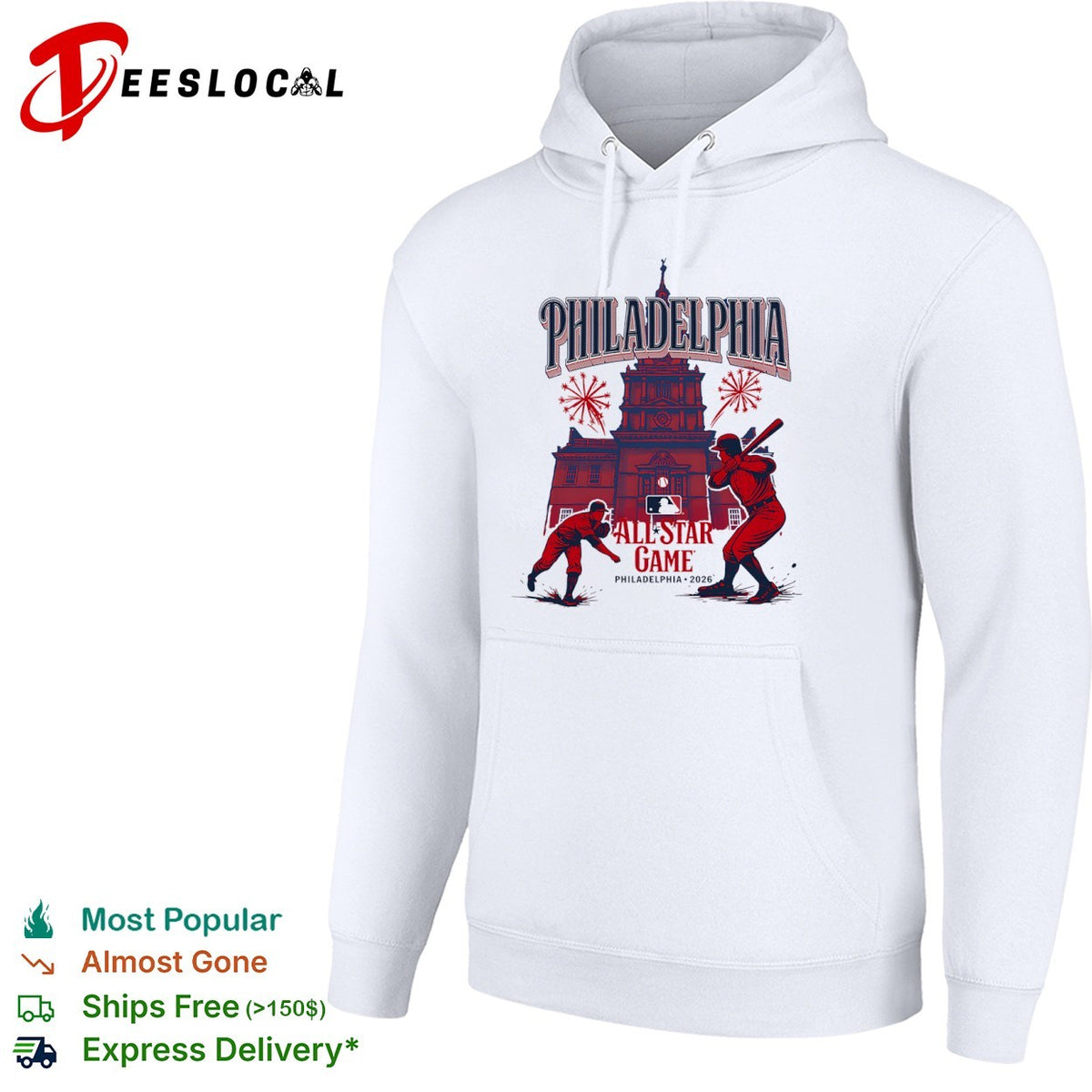 Philadelphia Phillies 2026 MLB All Star Game Independence Hall Baseball Celebration shirt