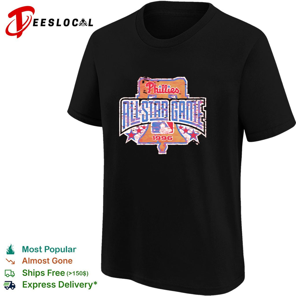 Philadelphia Phillies All Star Game 1996 Major League Baseball event shirt