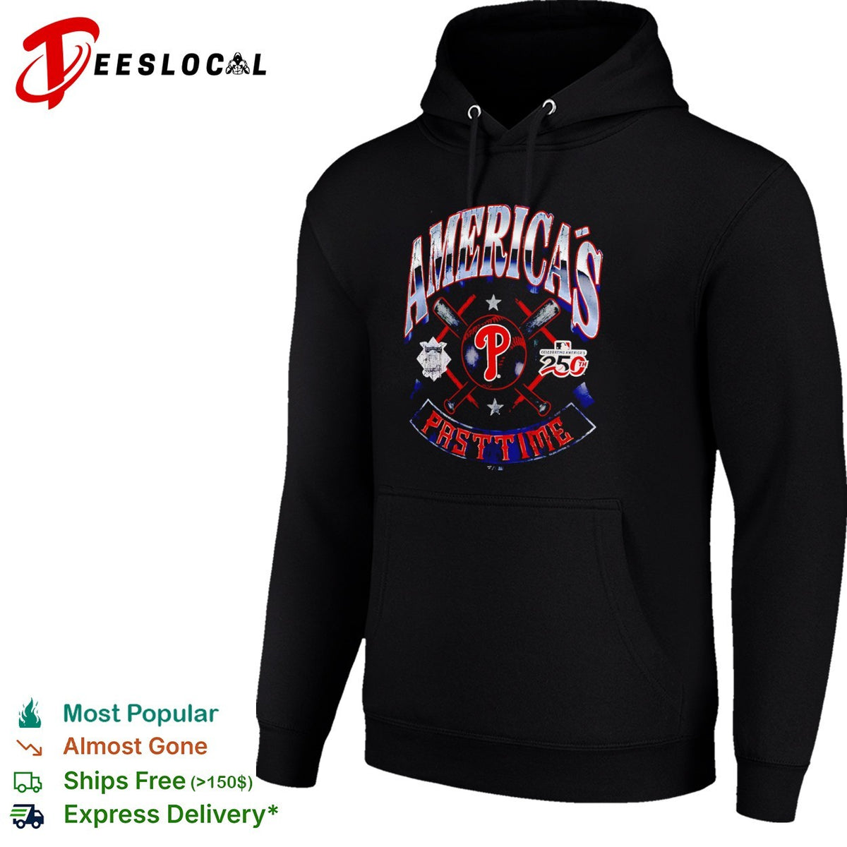 Philadelphia Phillies America’s Pastime Celebrating America’s 250th MLB Baseball shirt