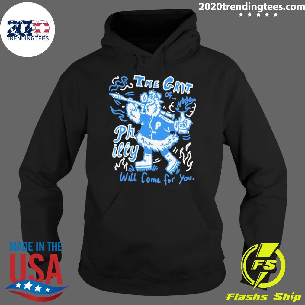 Philadelphia Phillies Baseball Phillie Phanatic The Grit Will Come For You Shirt