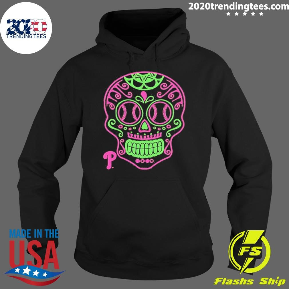 Philadelphia Phillies Sugar Skull Shirt